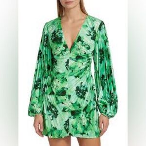 Acler Rothbury Floral Long Sleeve Dress